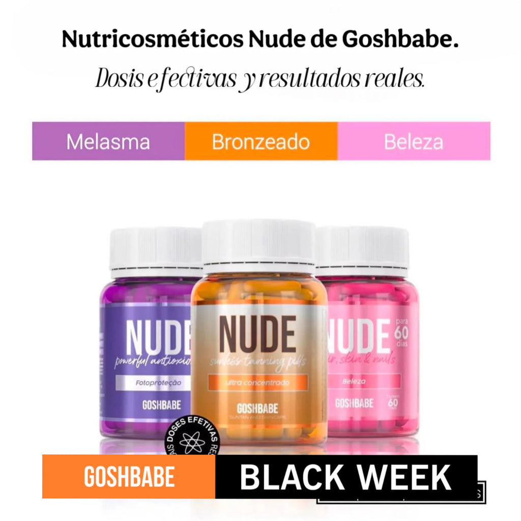 CAPS NUDE SÚPER KIT para bronceado, belleza y manchas